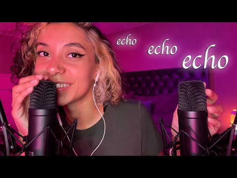 ASMR Echo ~ Mouth Sounds, Trigger Words, & Gentle Breathing