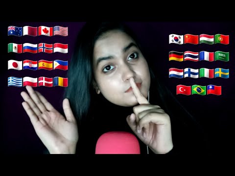 ASMR *Shut Up* in 35+ Different Languages