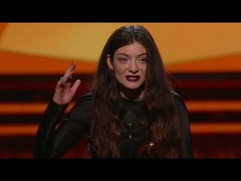 Lorde Wins 2014 Grammys  Speech - Grammy Awards 2014?!