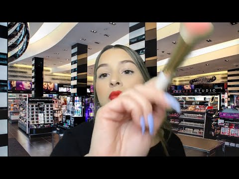 Asmr Fast and Aggressive makeover at Sephora ✨ Roleplay