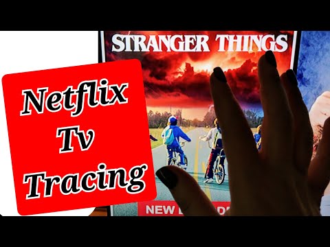 ASMR ✨ Netflix Tv Tracing ✨ Stranger Things Season 4