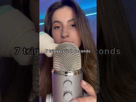 #shorts Asmr 7 triggers in 7 seconds