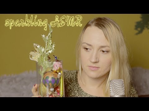 Tingly items #1 ASMR Christmas tree decorations  - whispering, tapping, scratching, crinckling