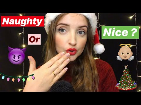 ASMR ~ NAUGHTY OR NICE LIST? Mrs Clause Reviews Your Application ( ASMR)