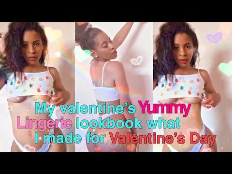 WHAT I MADE FOR VALENTINES DAY 2020 | MY VALENTINES YUMMY LINGERIE (wear this for your boyfriend