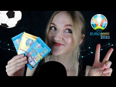 ASMR | EURO 2020 Booster OPENING | Ich öffne Karten & Sticker zur EM 2020 (2021)