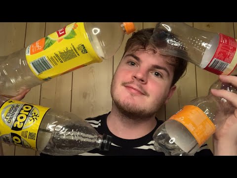 Fast and Aggressive ASMR Scratching (Plastic Bottles Edition)
