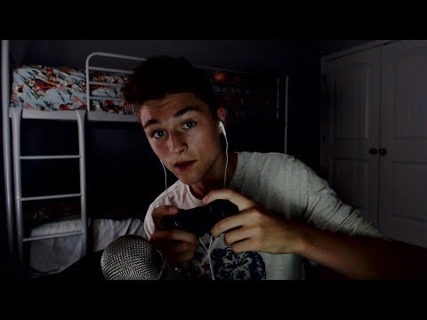 ASMR Sleep-Inducing Controller Sounds + Whispering | Gaming Roleplay
