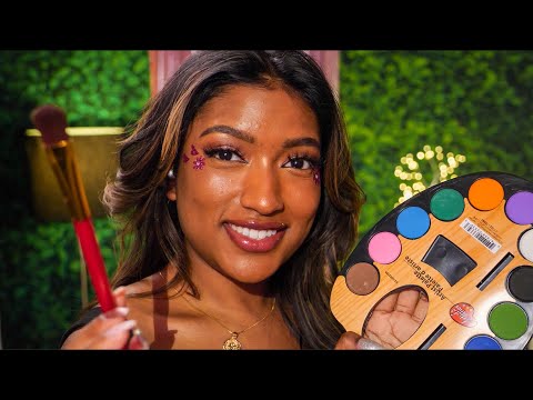 ASMR Face Painting | Gently Putting You to Sleep 💜