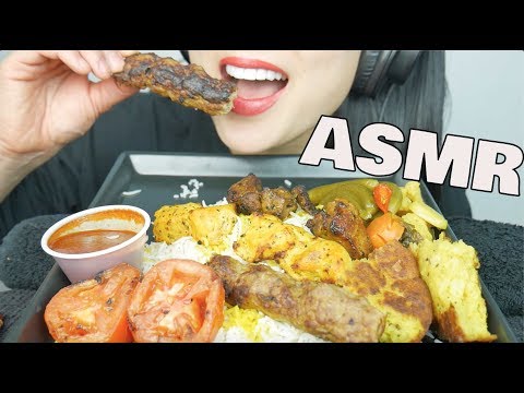 ASMR KEBAB + RICE *PERSIAN FOOD (EATING SOUND) NO TALKING | SAS-ASMR