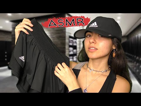 ASMR || tennis player gives you gear