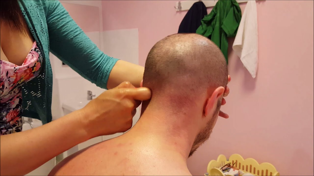 Chinese Girl powerful Head Massage - ASMR video