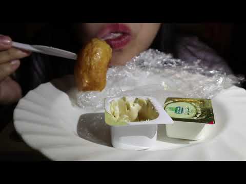 ASMR EATING DONUT WITH TAHINI HALAWA SPREAD ( ARABIC SWEET DESSERT ) 목방