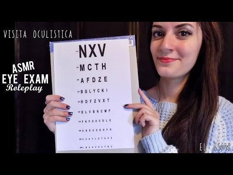 ★ASMR italiano★ VISITA OCULISTICA Roleplay! Eye Exam