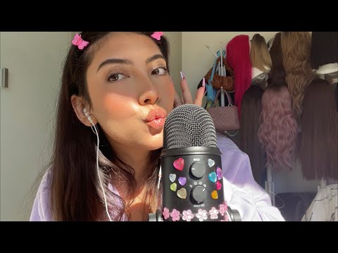 ASMR MOUTH SOUNDS ✨💜💫 ~highly requested + hand movements & finger fluttering~ | NO TALKING