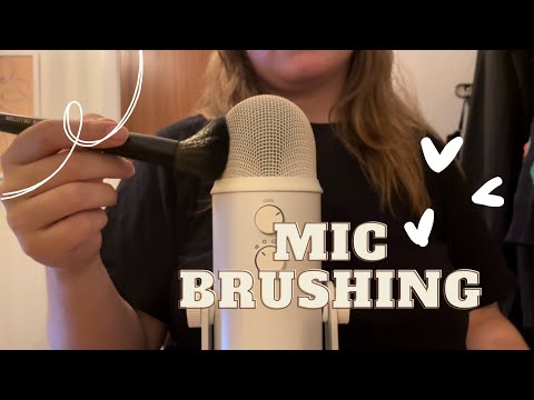 ASMR No talking mic brushing (7 different brushes!)