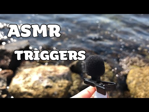 ASMR TRIGGERS ON THE SEA 🐳 | АСМР триггеры у моря - многоо мурашек💗