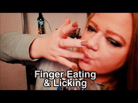 ASMR 🎧 Finger Eating & Licking (No Talking)