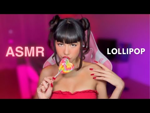 ASMR Lollipop 🍭 MOUTH SOUNDS ✨Ear to ear