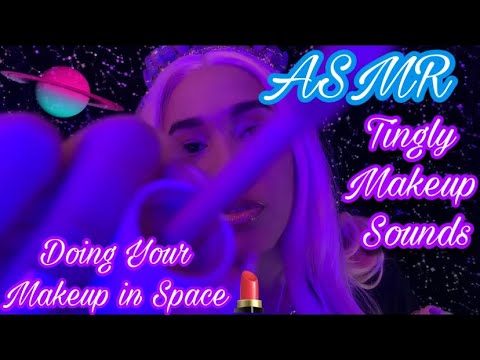 ASMR | 🪐 Personal Assistant Does Your Make-Up While it Rains in Space 🌧 | personal attention