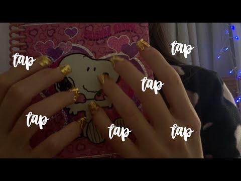 fast tapping asmr, up close tapping + some scratchessss (no talking) very tingly 🩷