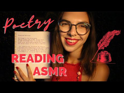 Reading my Poems for Relaxation😌🕯 Soft Spoken ASMR + Hand Movements (Part 1)
