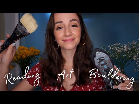 ASMR | Talking About My Hobbies ( + tips for getting started!) • Whispered • Tapping • Brush Sounds