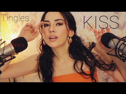 ASMR Tingling Every Molecule Of Your Body 🧡 Kisses Ear To Ear Whisper & Hypnotic Clicks