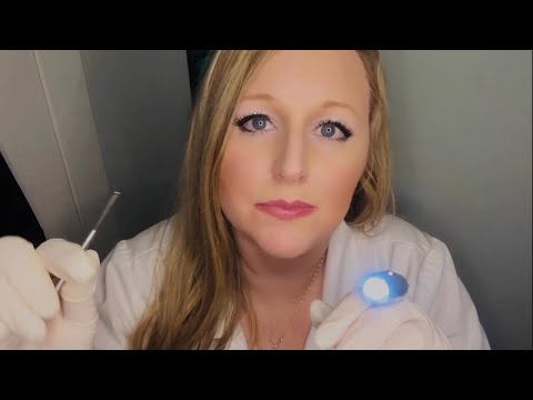 ASMR Ear Cleaning and Examination | Whisper and Soft Spoken