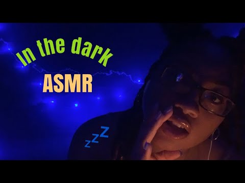ASMR | inaudible whispering in the dark 🌚