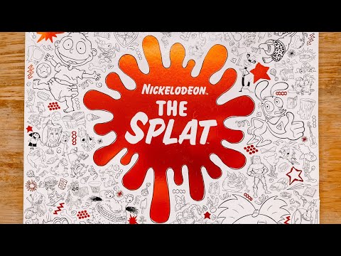 ASMR I Got A Nickelodeon Coloring Book! Going Through/Showing You Every Page