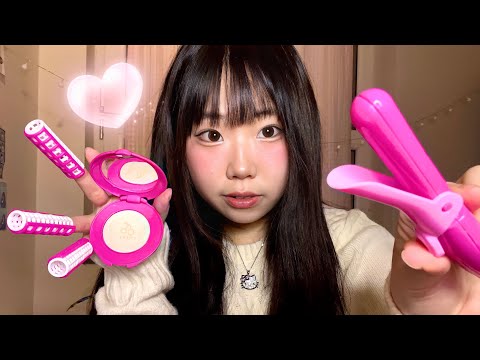 ASMR| Big sis Plays with your Hair with kids toy set