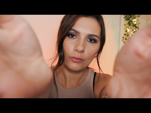 ASMR Slow & Gentle Hand Movements with Mouth Sounds