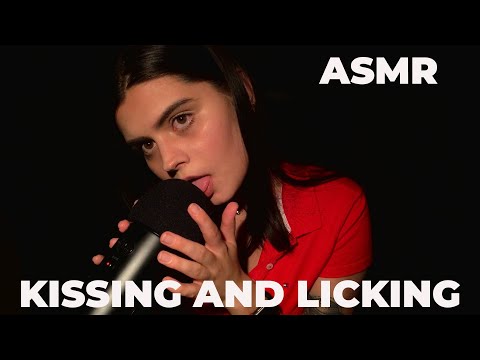 ASMR Ear Licking and Kissing