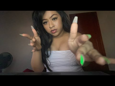 ASMR HAND MOVEMENTS & MOUTH SOUNDS pt2👄😴