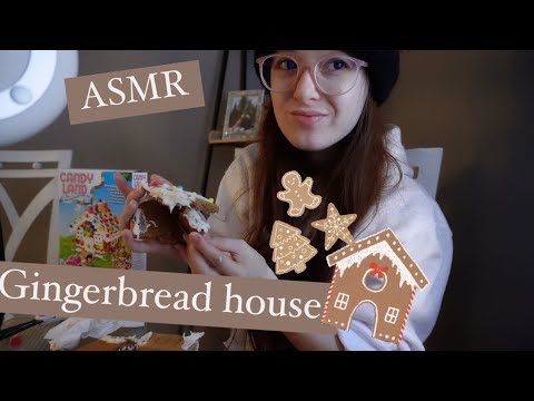 ASMR Building A Gingerbread House!🏠🎄 FAIL