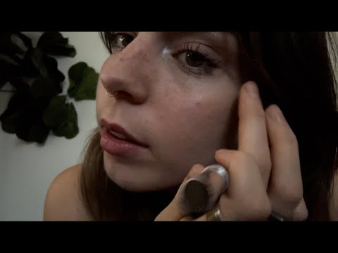 doing your makeup asmr | feat. ring sounds, mouth sounds, hand sounds