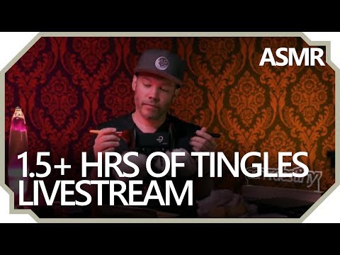 1.5+ HR TINGLES LIVESTREAM! (Tapping, Crinkles, Fan Sounds, Ear Cleaning, Sponges, Mic Brushing)