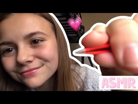 ASMR Doing your eyebrows role play (personal attention) - Karabear