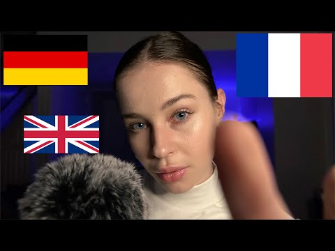ASMR 20 Trigger Words In 3 Different Languages (English, French, German) ⚠️INTENSE TINGLES WARNING⚠️