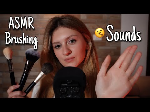 ASMR Brushing Sounds & Close Up Whisper  🖌 Chiacchiere in Whispering 😴