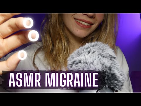 ASMR CONTRE LA MIGRAINE 👉 Des triggers tout doux et lents pour t'apaiser (close up, brushing...)