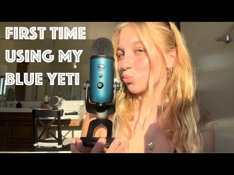ASMR: Using My Blue Yeti Mic For The First Time 🎙️