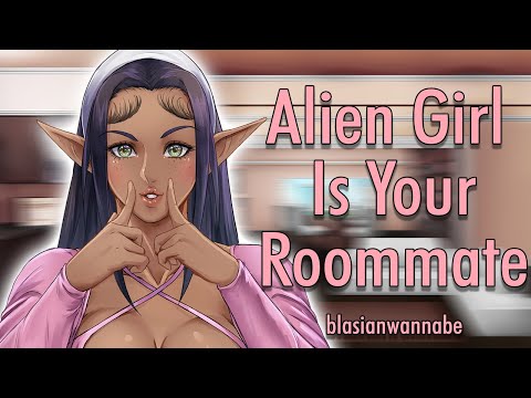 ASMR 👽Alien girl is your NEW roommate!👽 [F4M] | Roleplay [♡Binaural♡]