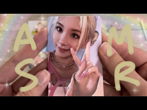 i tried ASMR with my chaeyoung photocards (again)