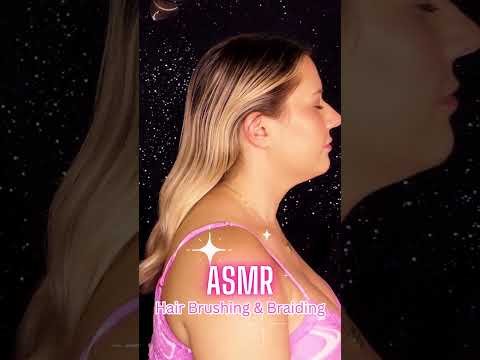 Cute ASMR Barbie Pink hair brushing, listen for 60 seconds and you will melt away