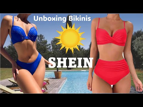 ASMR * Unboxing SHEIN bikinis (avec essayages) * SHEIN swimsuits