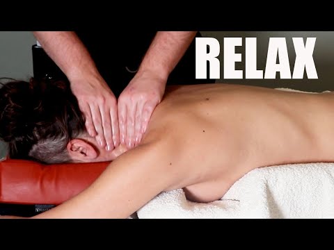 [ASMR] Relaxing Freestyle Soft Tissue Back Massage [No talking][No Music]
