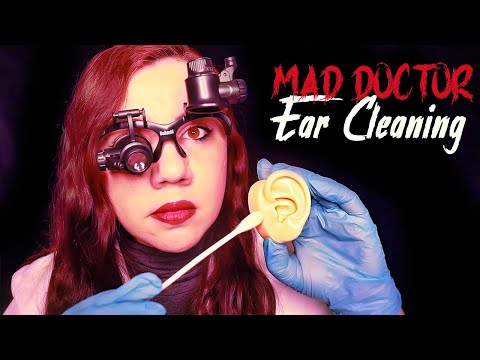 ASMR Mad Doctor EAR Cleaning Testing and Inspection