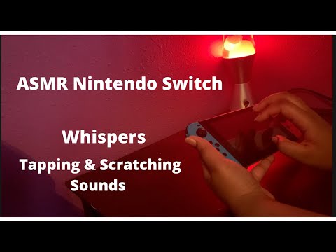 ASMR | Show & Tell Nintendo Switch (Button pressing, tapping, & scratching sounds)